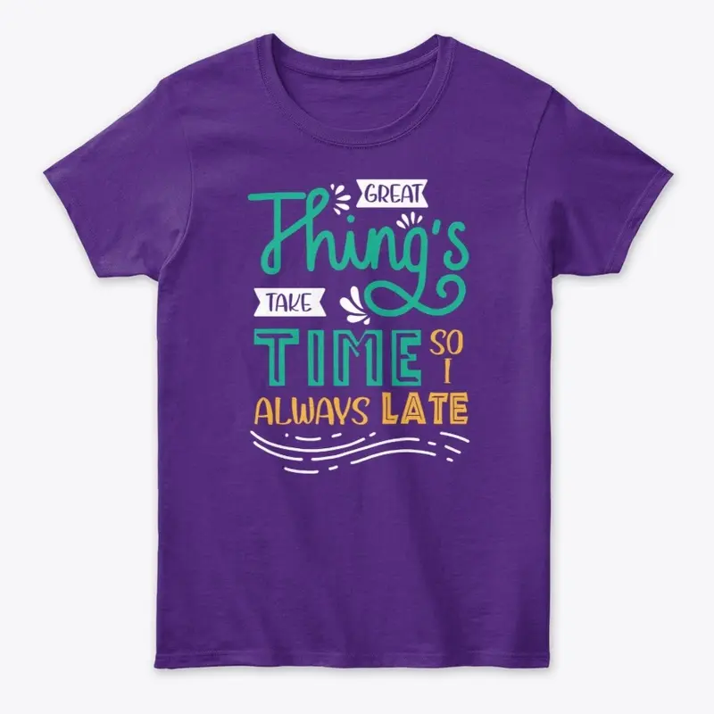  classic tee with funny quotes.