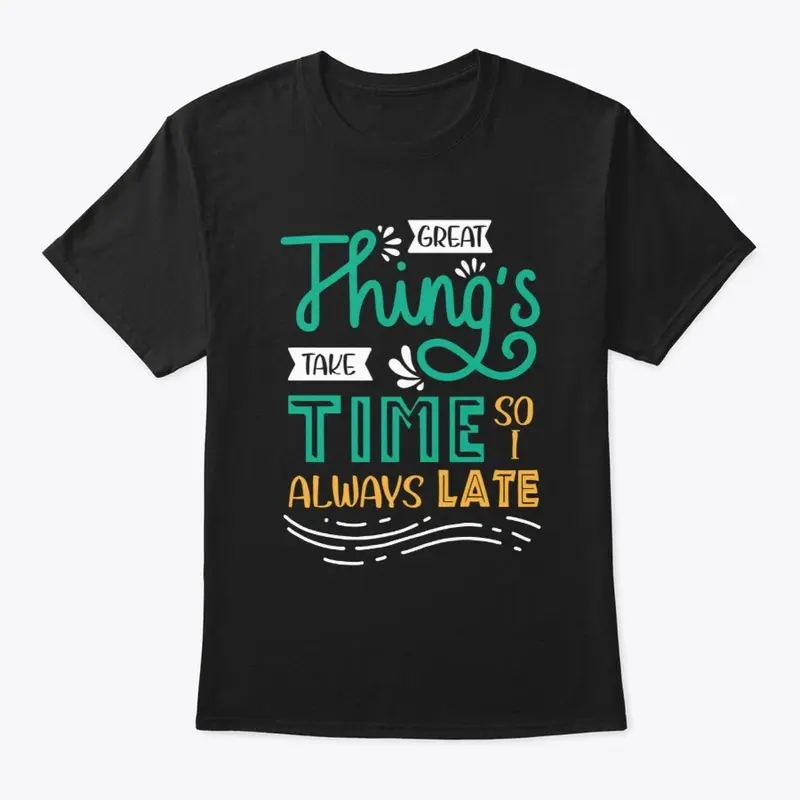 classic tee with funny quotes.